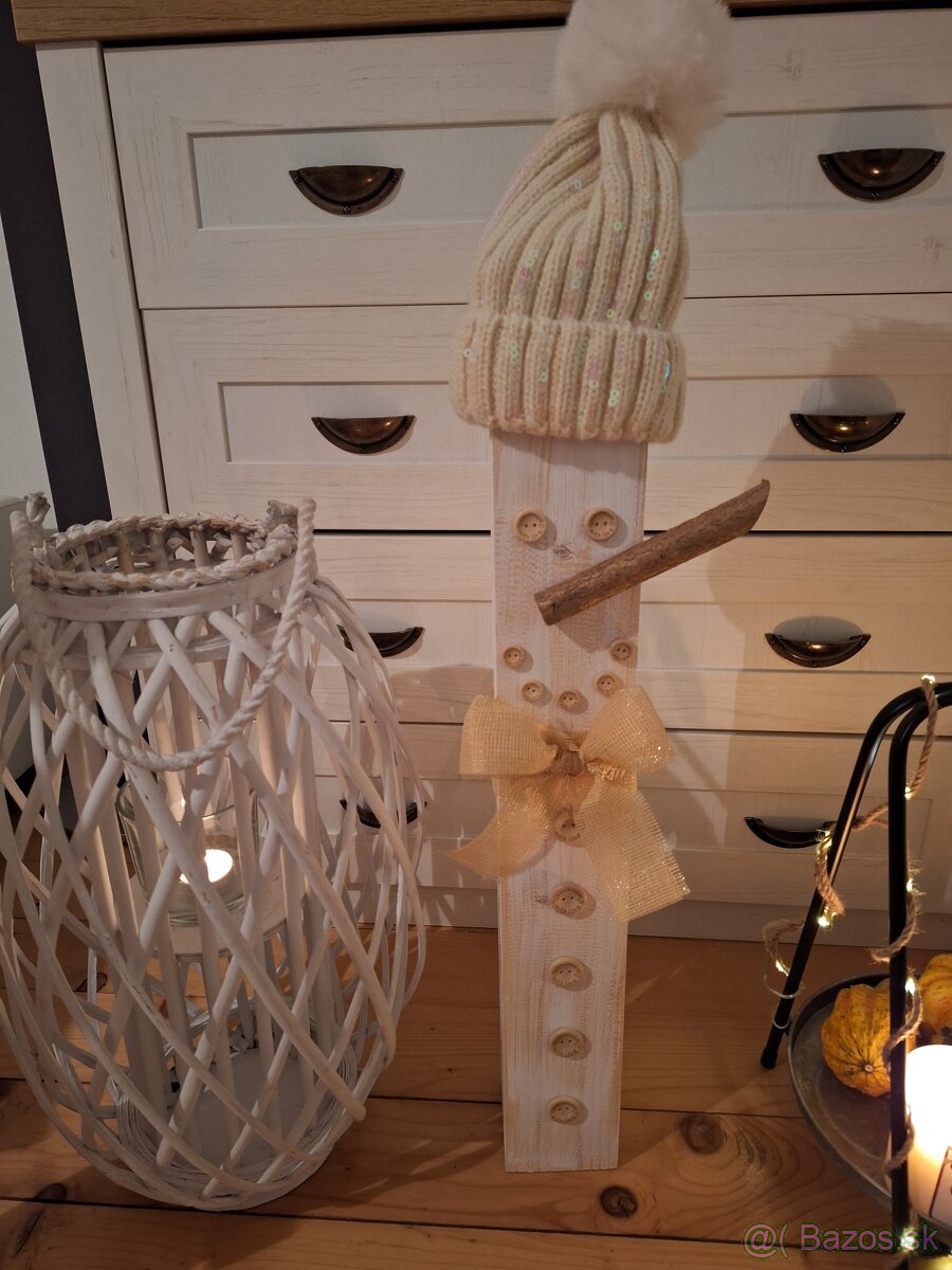 Drevený snehuliak - 4