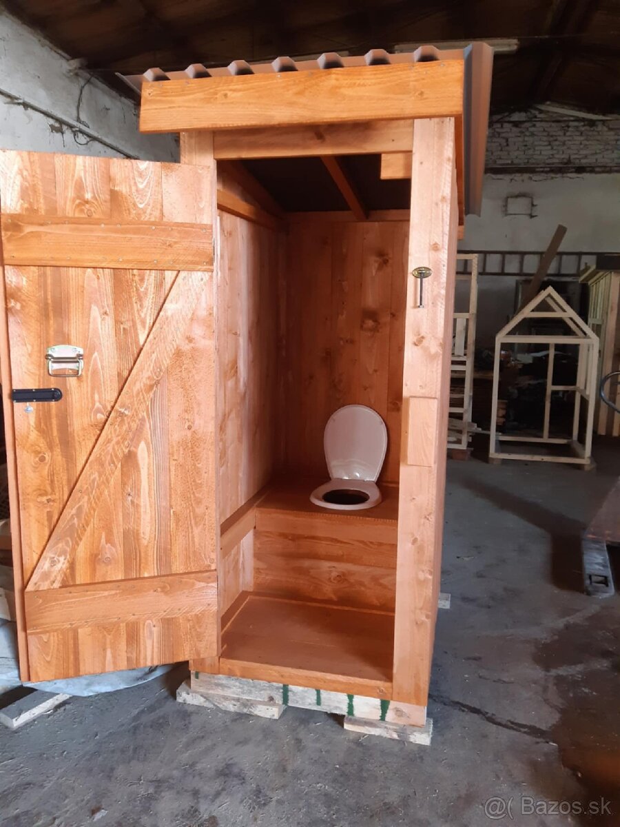 Drevená latrína / suché WC - 4