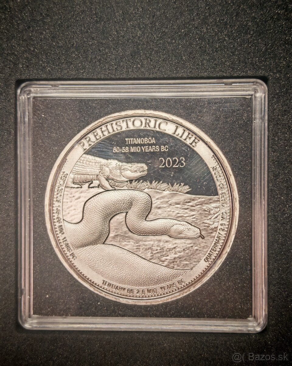 Strieborné mince, 1oz- PREHISTORIC LIFE - 4