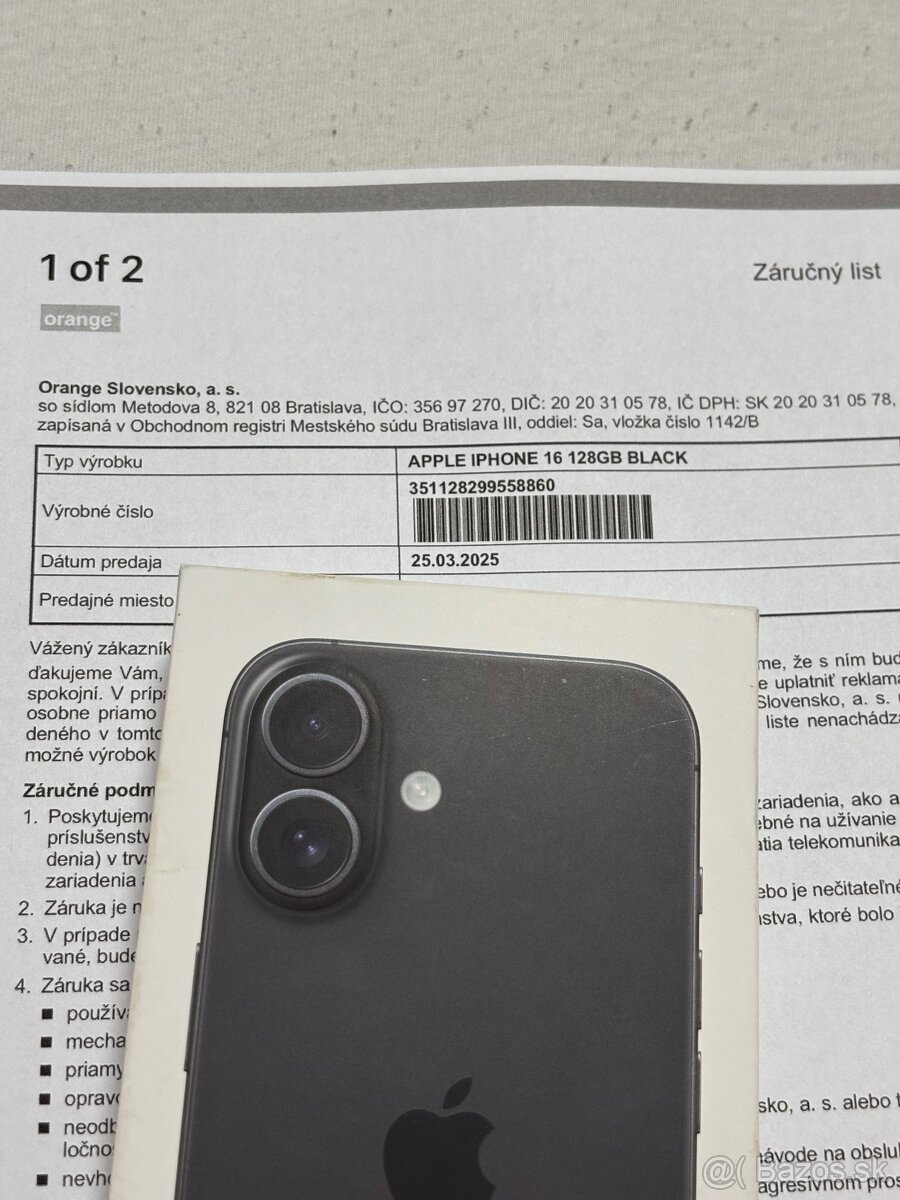 iPhone 16 128GB Black - 4