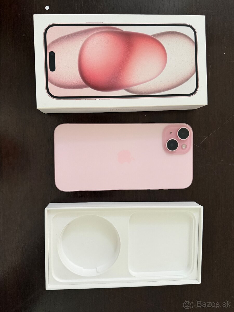 Predám Iphone 15 plus pink 256GB - 4