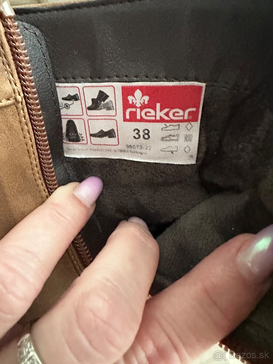 Rieker č.38 /kotnikove čizmy - 4