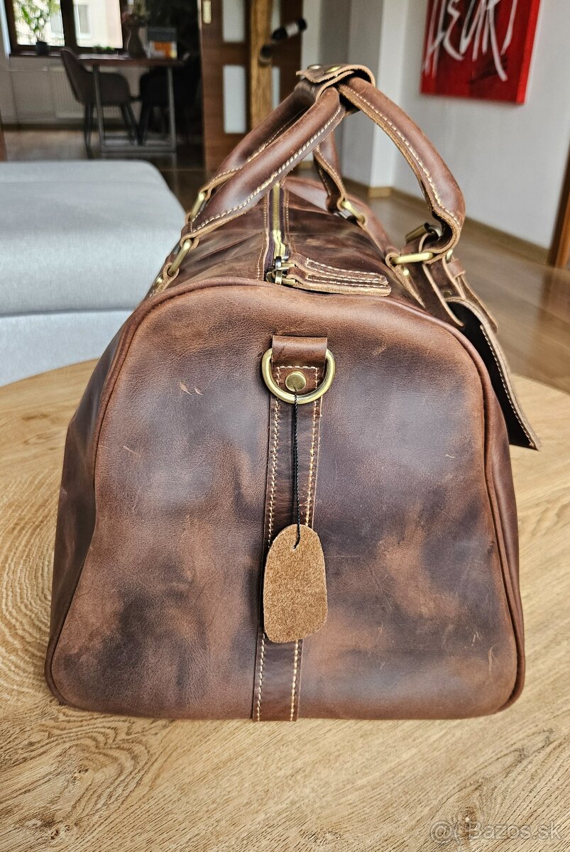 Panska kozena cestovna taska - 4