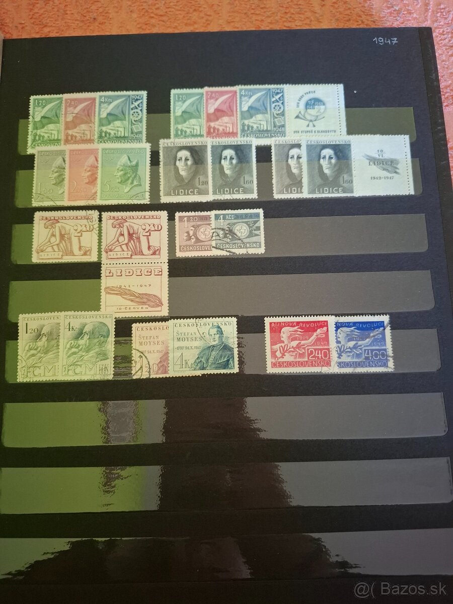 Zbierka známok ČSR - 4