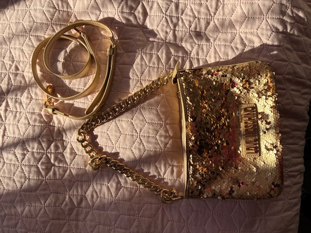 Kabelka Moschino zlatá - 4