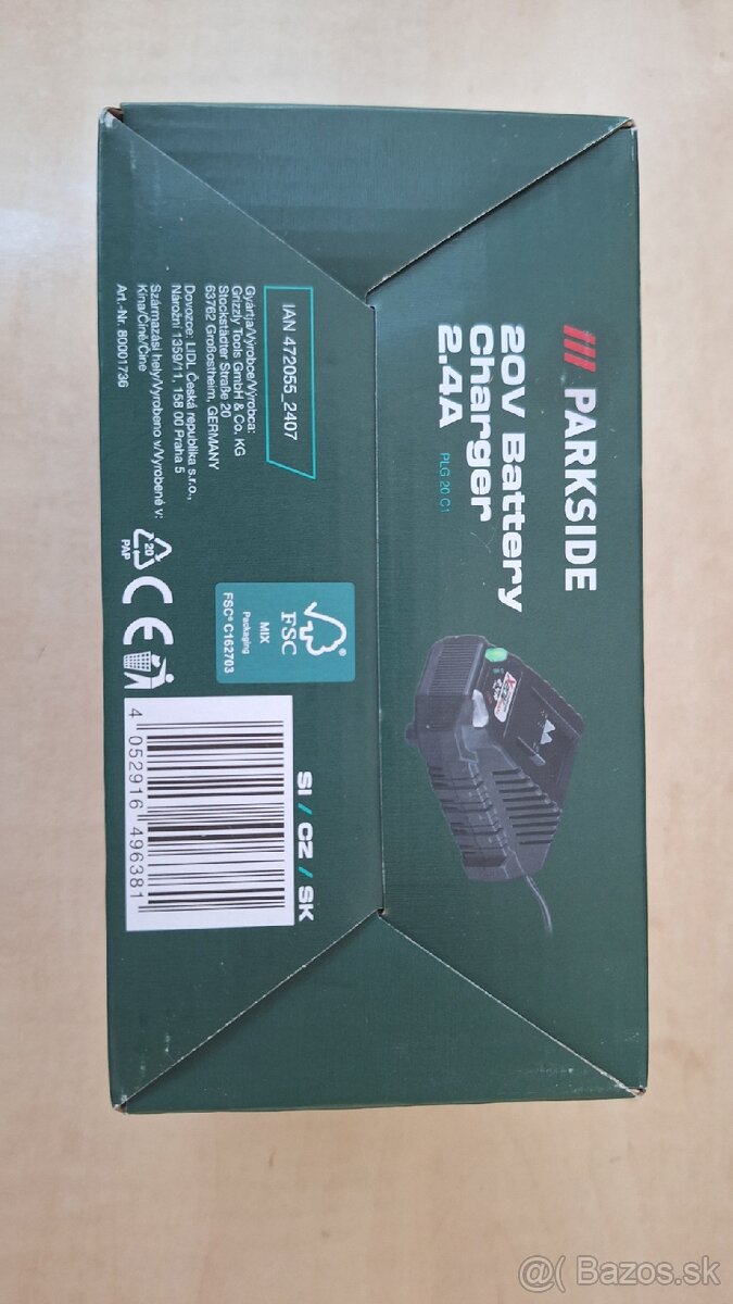 Parkside nabíjačka 2,4A - 4