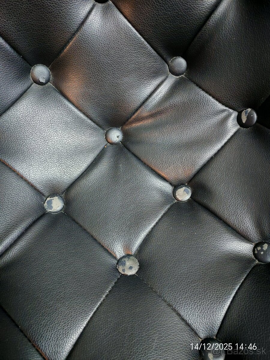 Kreslo bielo-čierne - 4