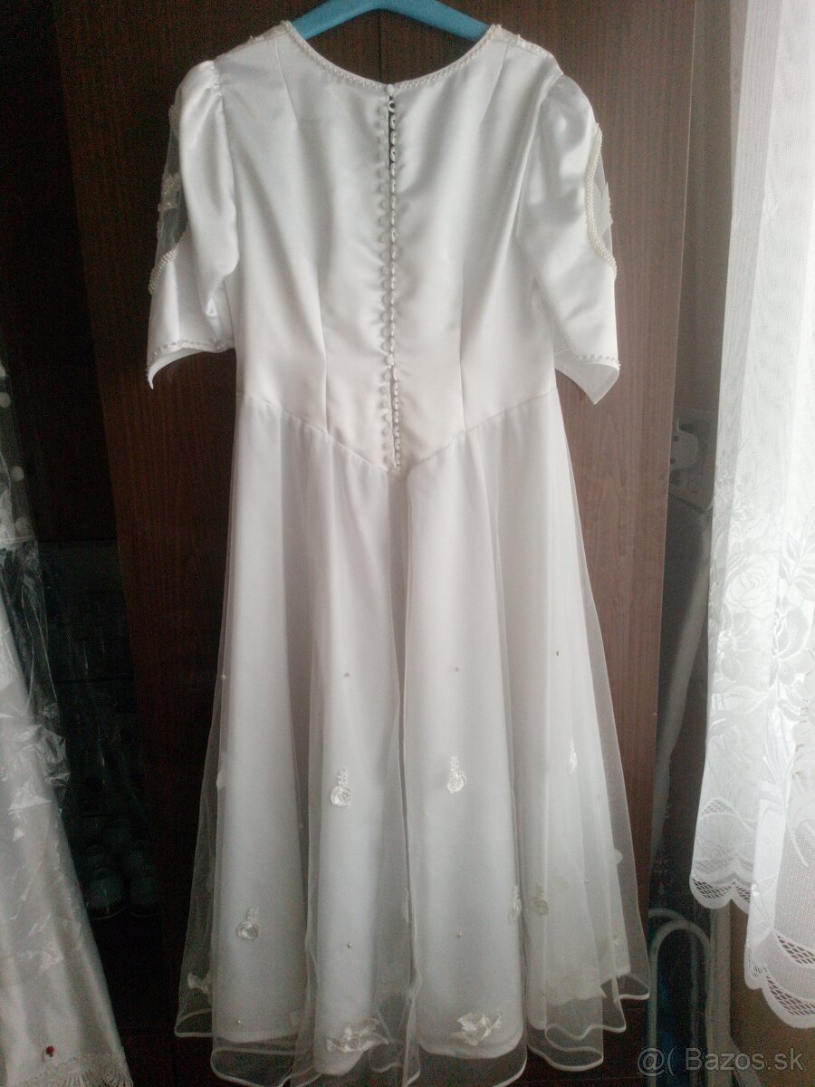 Svadobné šaty s perličkami - 4