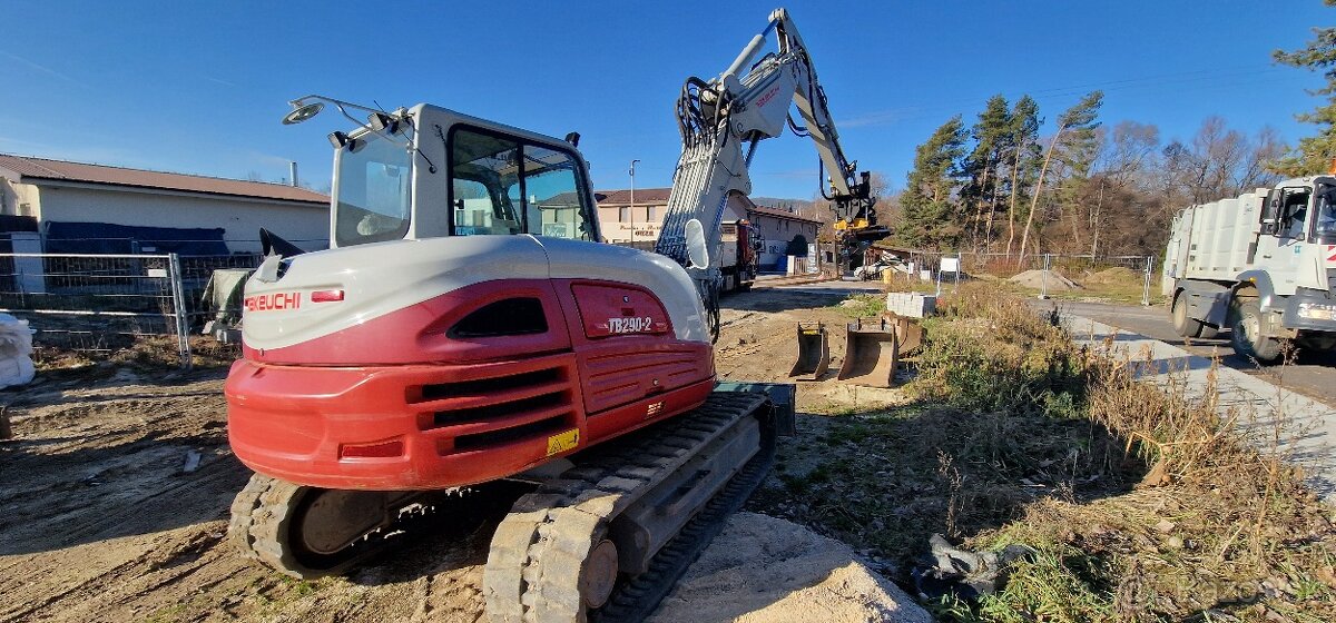 Pásové rýpadlo Takeuchi TB290-2, dvojitý výložník, ENGCON - 4