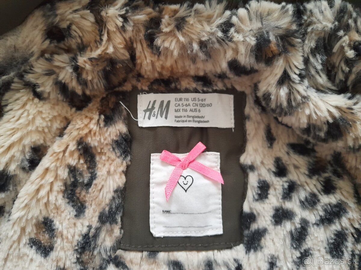 Dievcenska tepla prechodna bunda 116 - 4