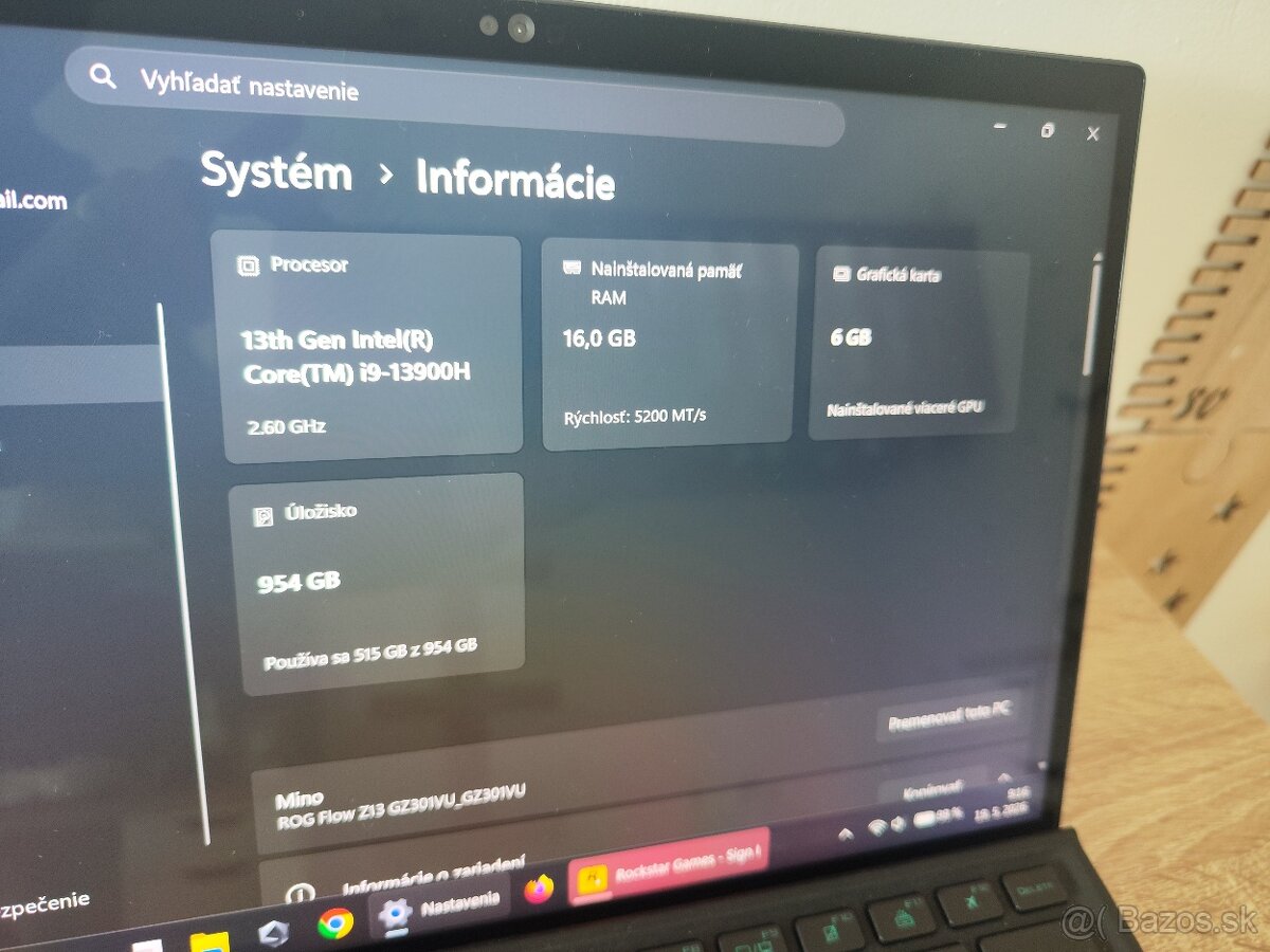 Asus Flow z13 RTX4050 - 4