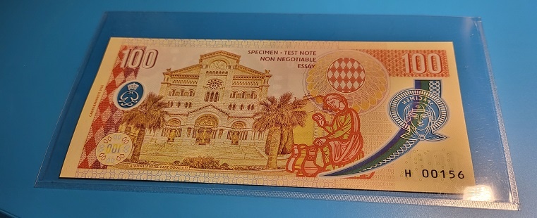 100 FRANCS MONACO KELLY, Gábriš - 4