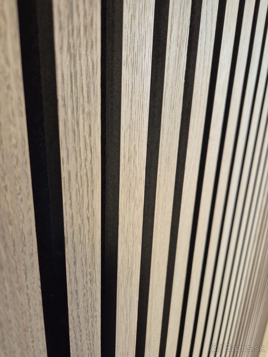 XXL 260x60x2,1cm Akustické panely- DREVO žiadna fólia - 4