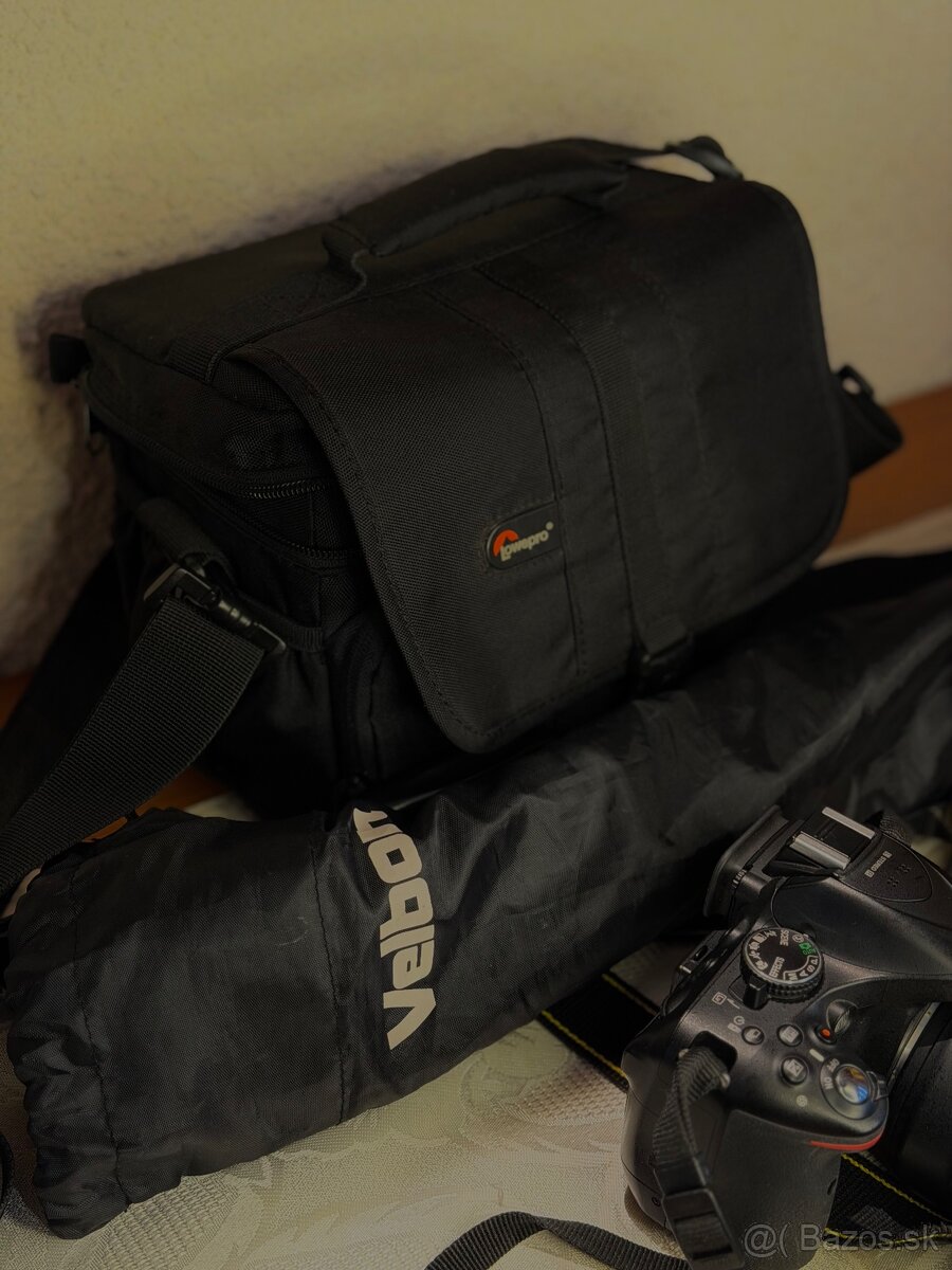 NIKON D5200 DSLR + objektív + príslušenstvo - 4