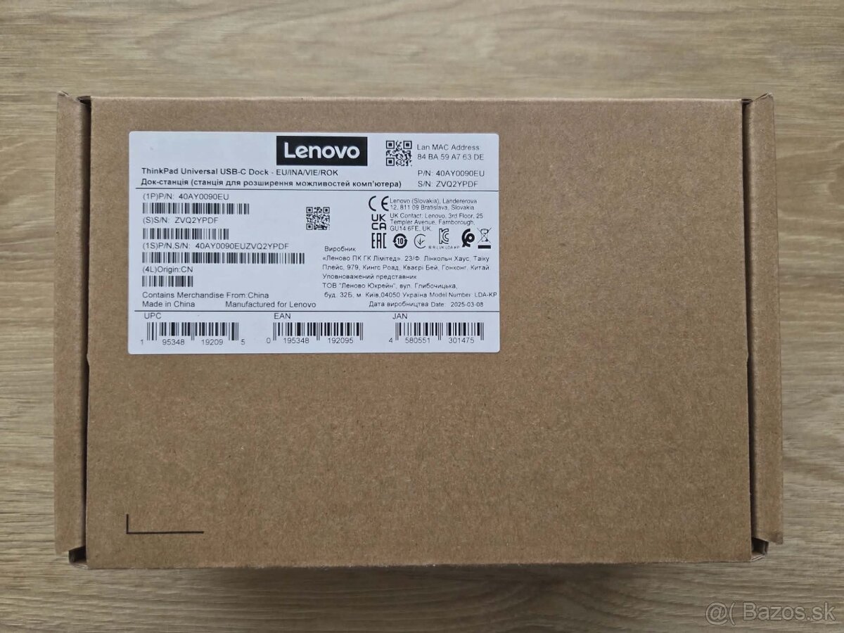 Dockovacia stanica usb-c Thinkpad,nova,zaruka - 4
