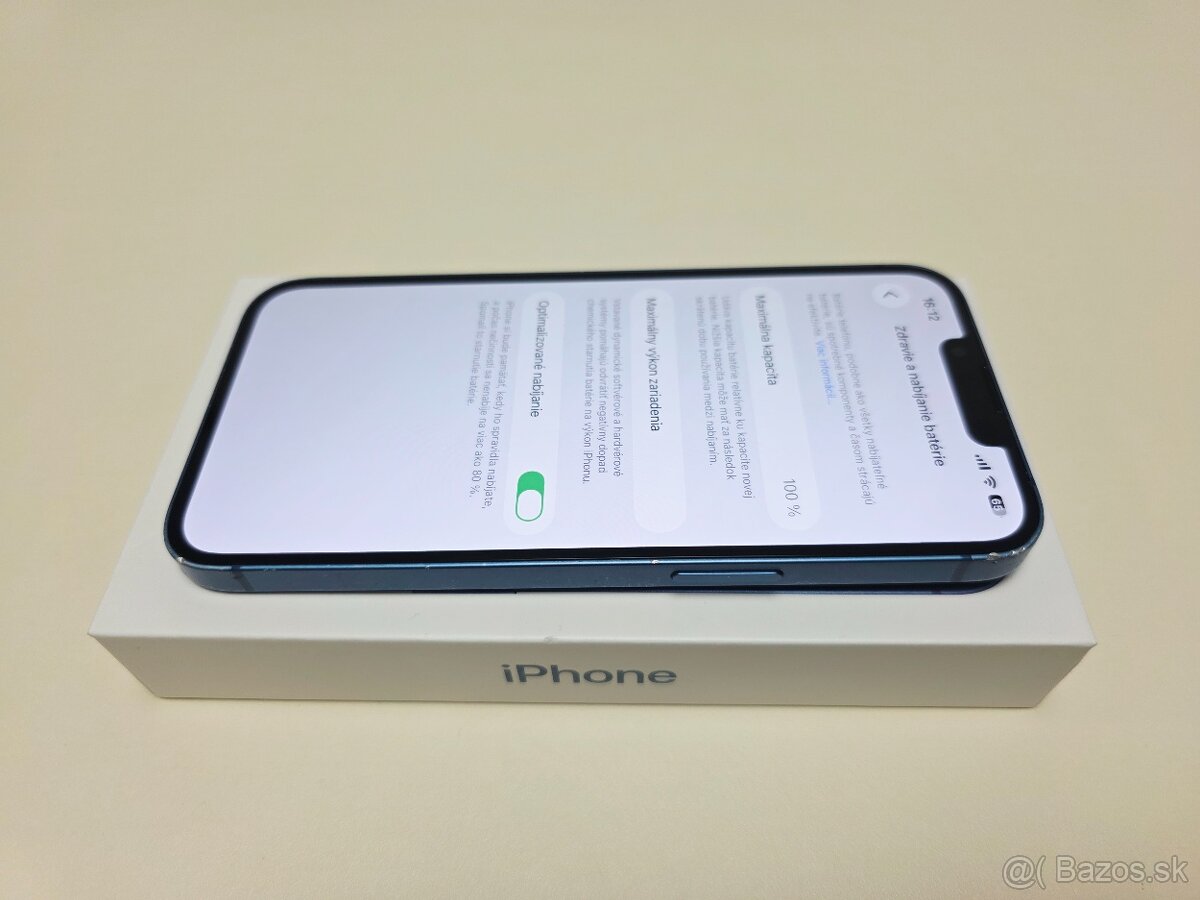 Predám Apple iphone 13 128gb BLUE ,BATÉRIA 100% - 4