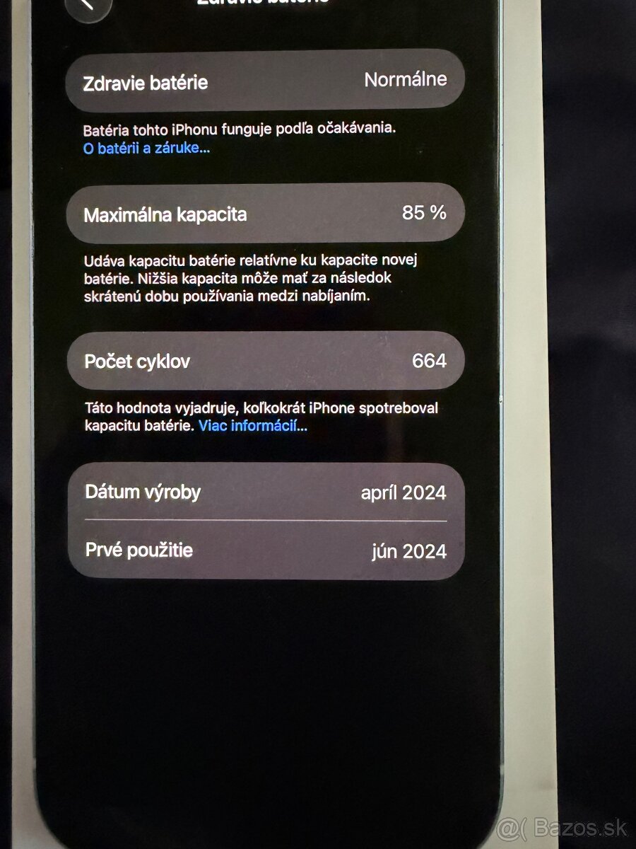 Predám IPhone 15 128 gb modrý - 4