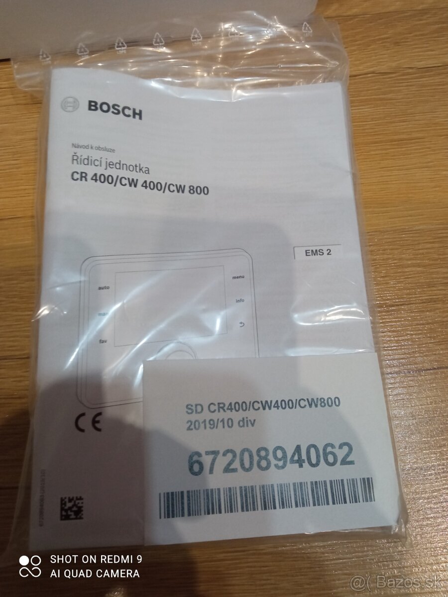 Regulácia Bosch Junkers CW 400 - 4