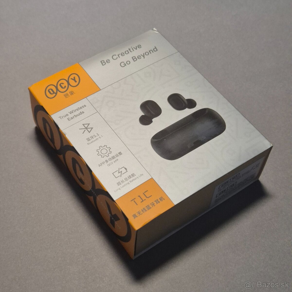 QCY bezdrôtové bluetooth slúchadlá T1C - 4