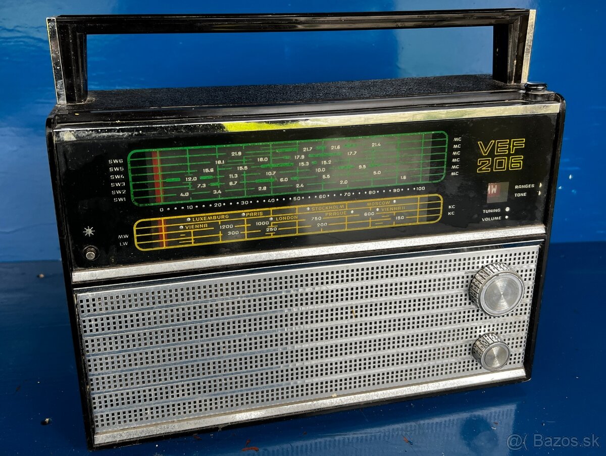 Tranzistor, rádio VEF 206 - 4