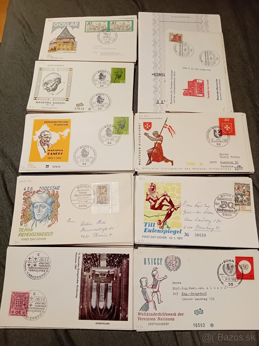 Známky, FDC 500 - 4