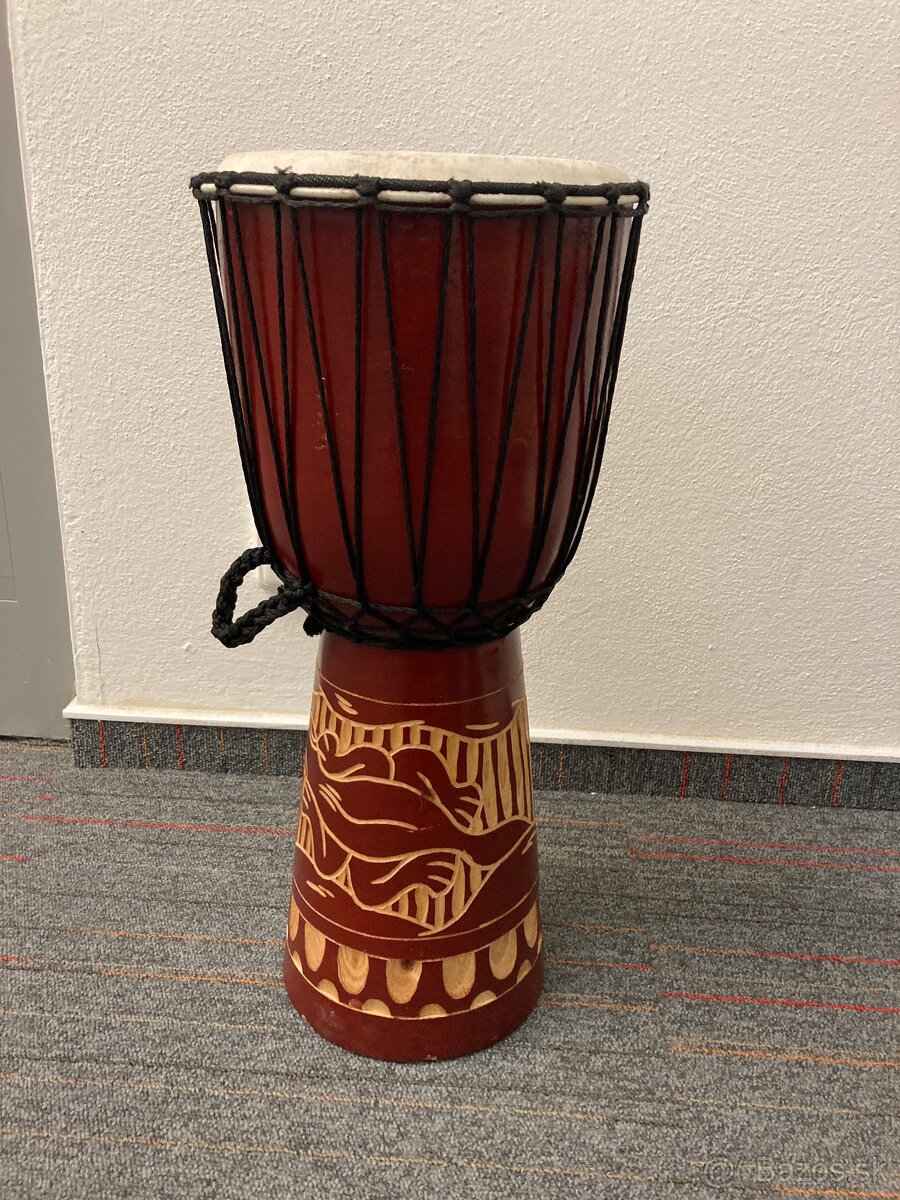Djembe bubon zdobený výška 50cm - 4
