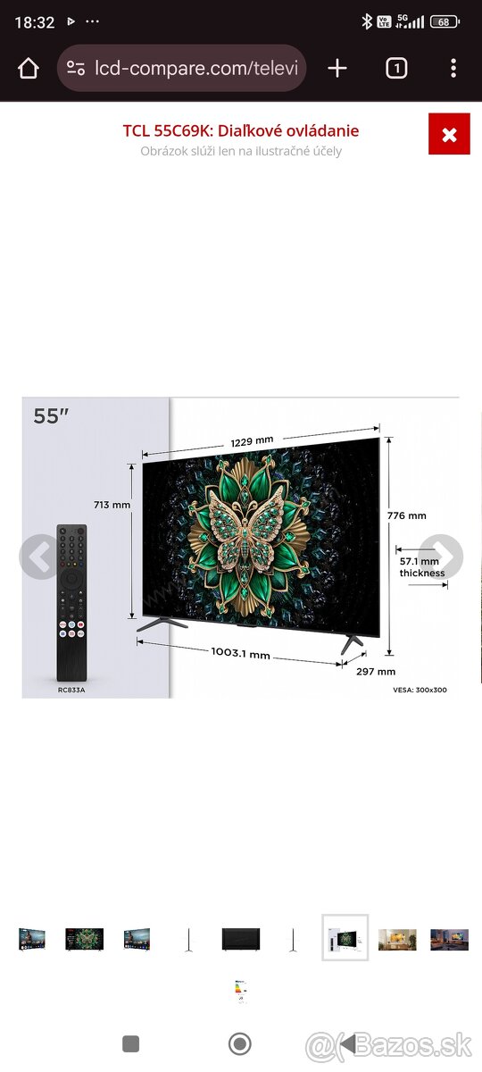 Predám Televízor TCL - 4