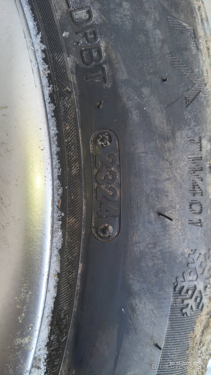 5x100 R15 zimné pneumatiky 195/65 r15 - 4