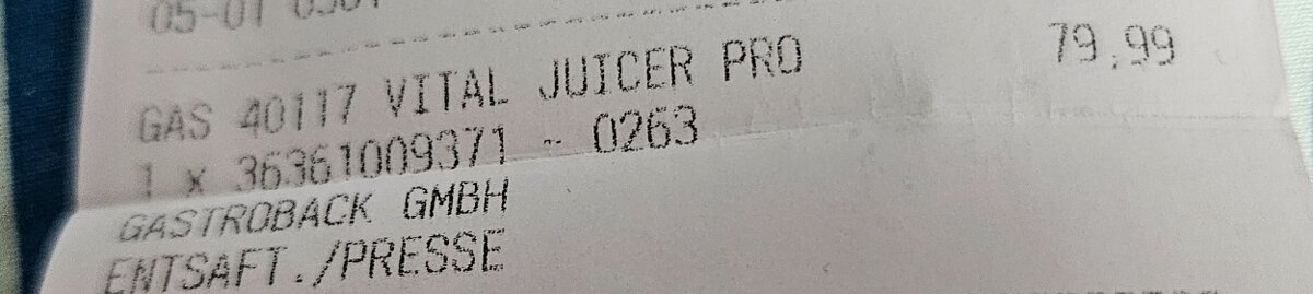 Odšťavovač GASTROBACK - 4