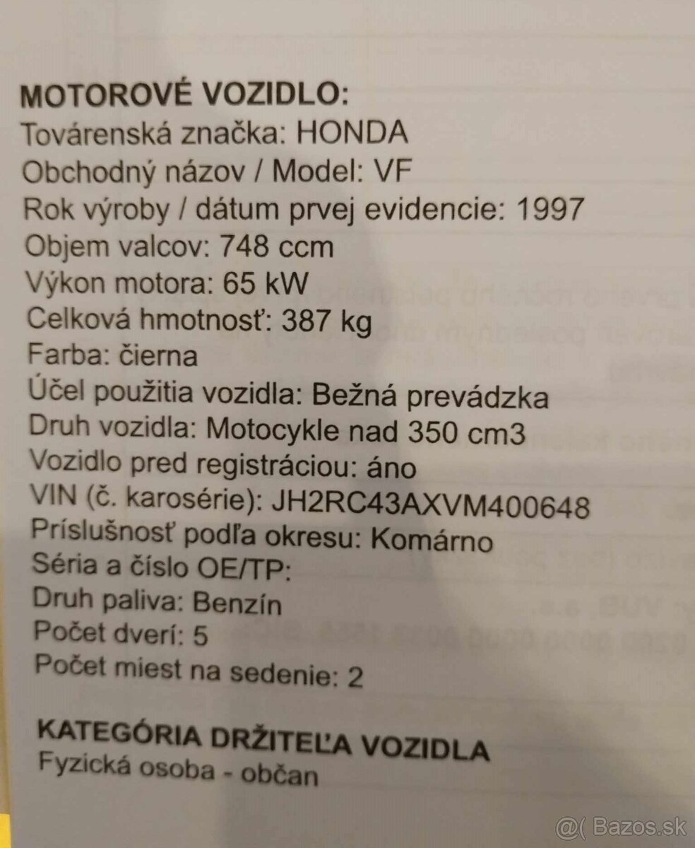 Predám Honda VT750 Magna - 4