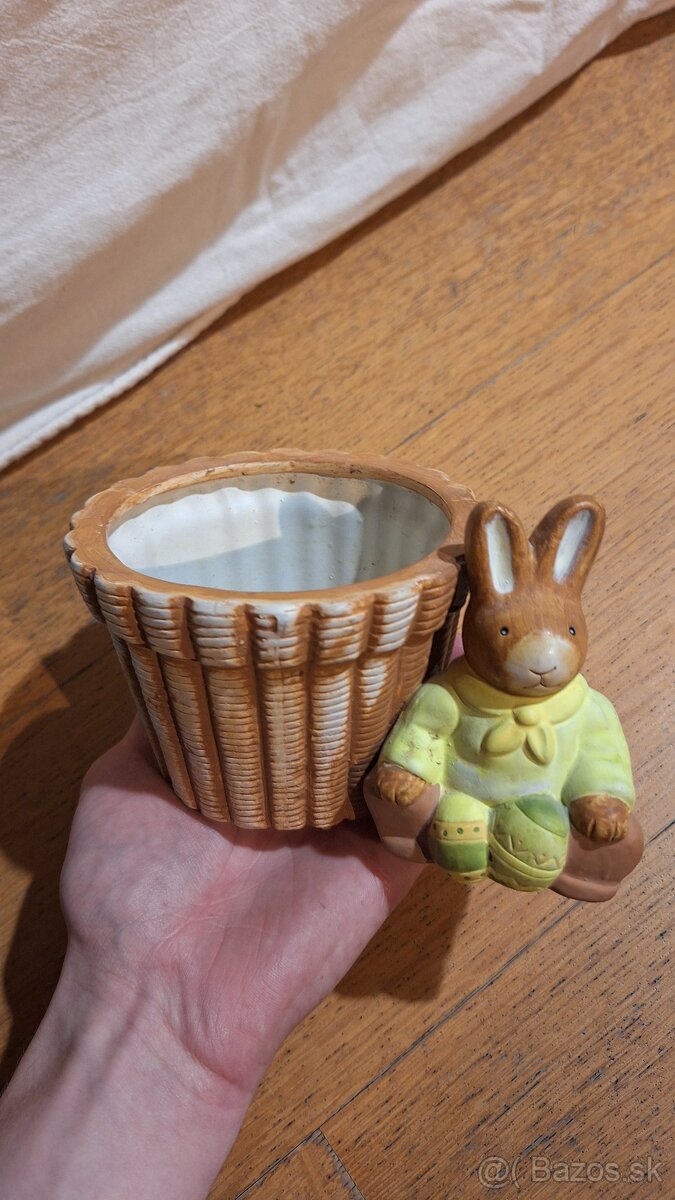 Malý mix starších dekorácií – keramika a porcelán (4 ks) - 4