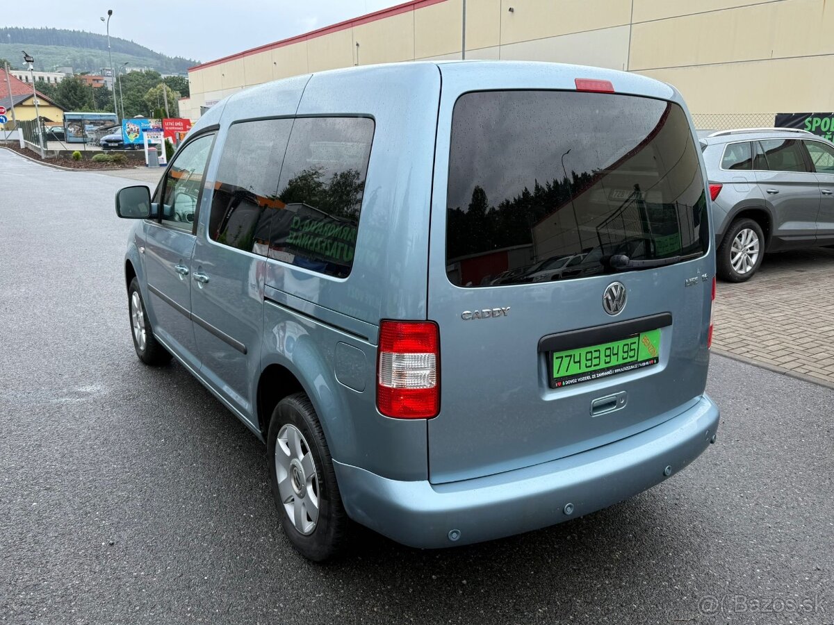 ► VW CADDY 1,6 MPI STYLE LIFE - 75 kW, PARK. SENZORY ◄ - 4