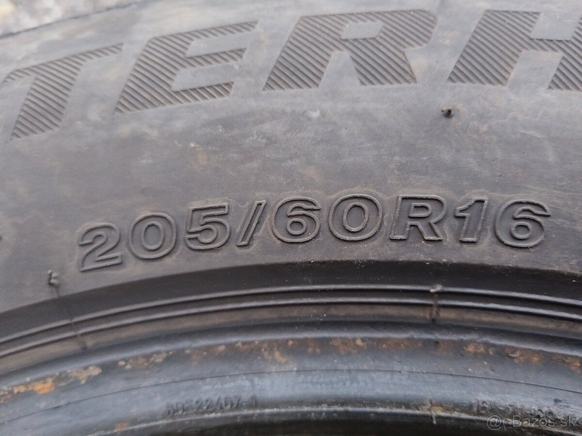 Predám zimné pneu Firestone 205/60R16 - 4