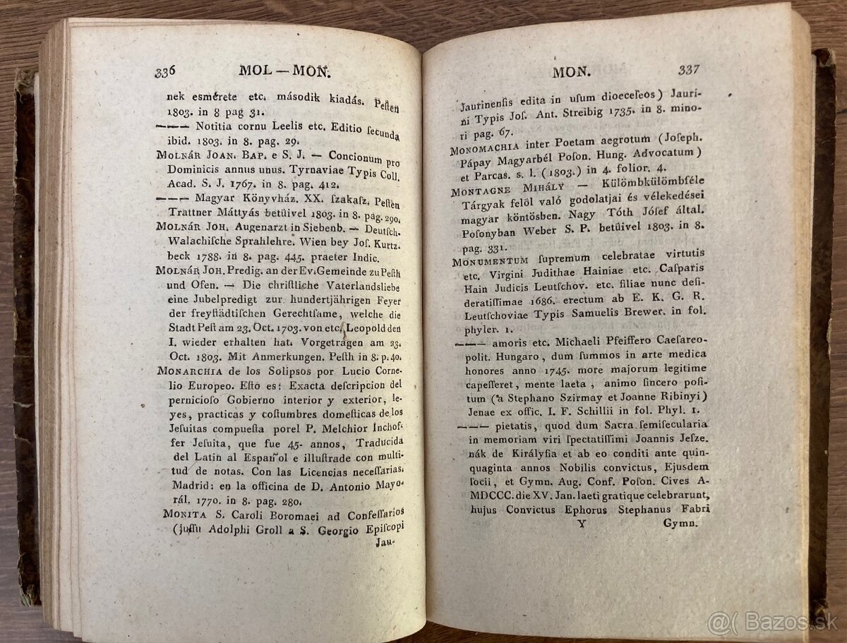 Bibliograf. katalóg uhorskej kráľovskej knižnice Szechenyi - 4