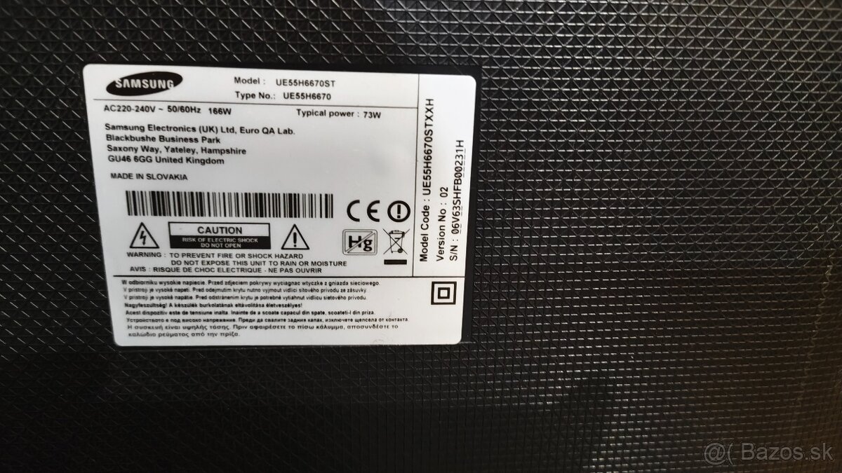 Samsung 55" UE55H6670ST - 3D - 4