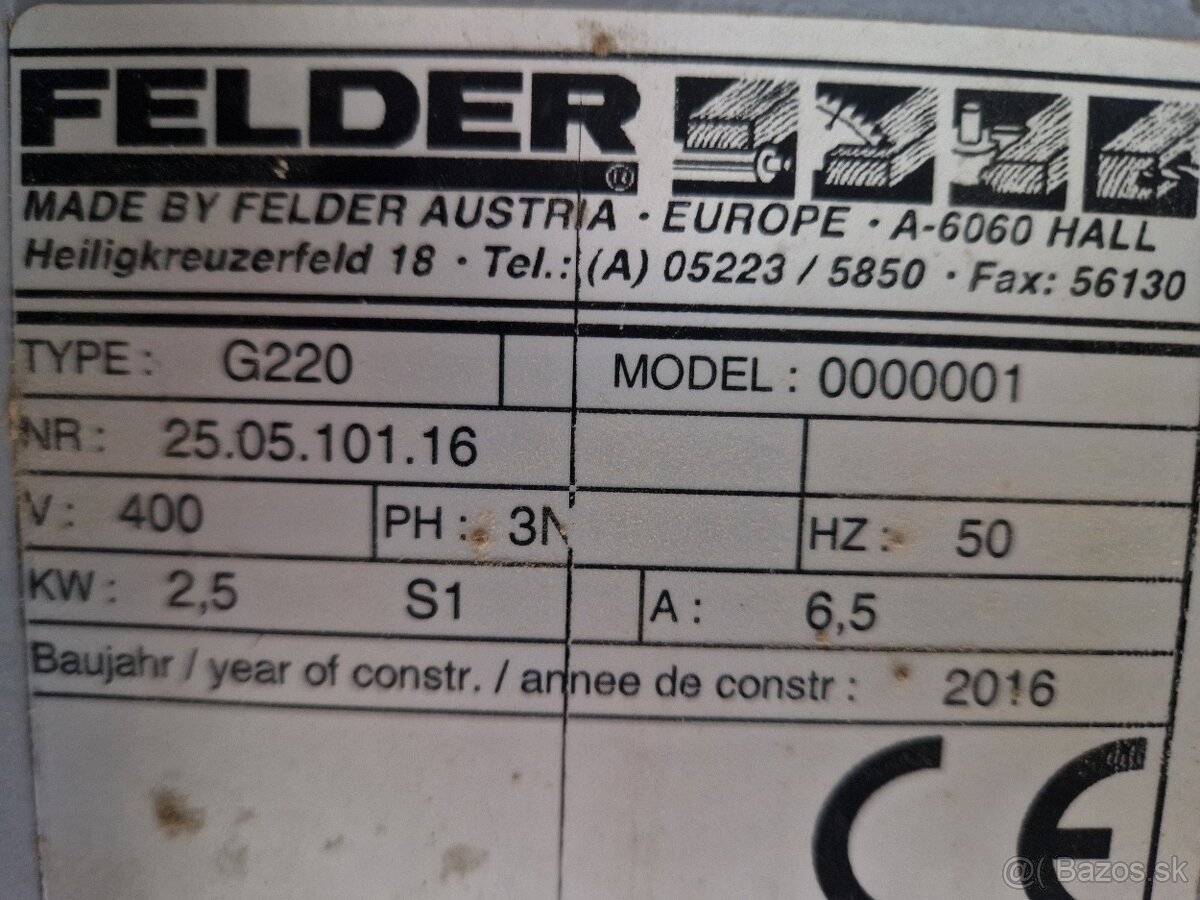 Olepovačka hrán Felder G220 - 4