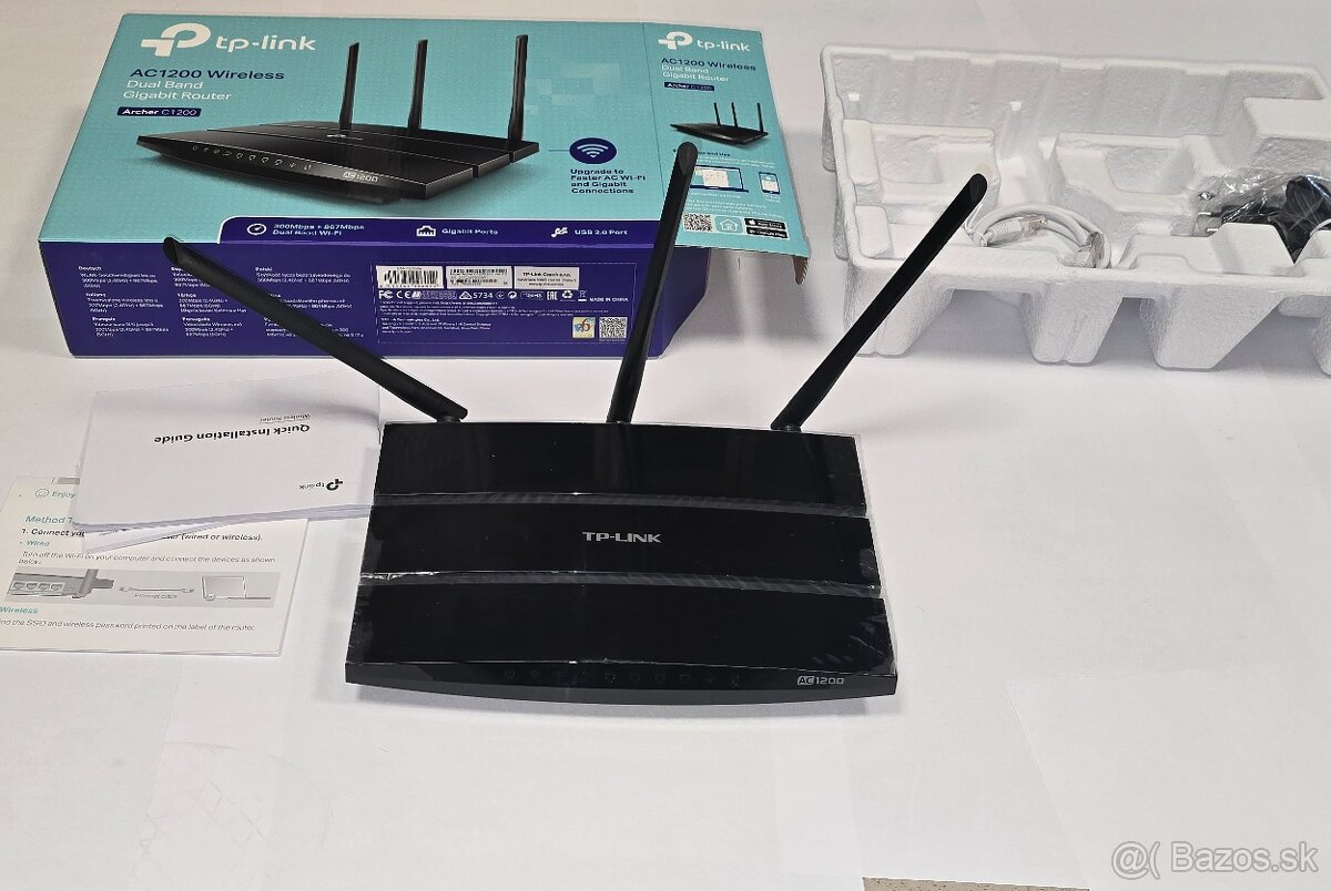 Router TP-Link Archer C1200, 867 Mbps na 5GHz a 2,4Ghz - 4