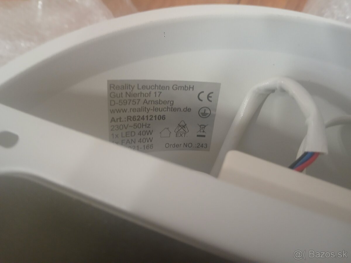 Stropné svietidlo s ventilátorom zn.Raliry Harstad - 4