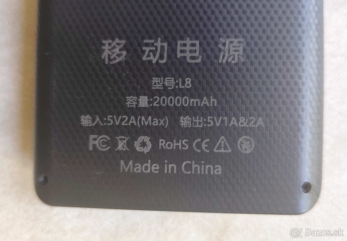 ✔️ Powerbanka 20 000mAh - 4