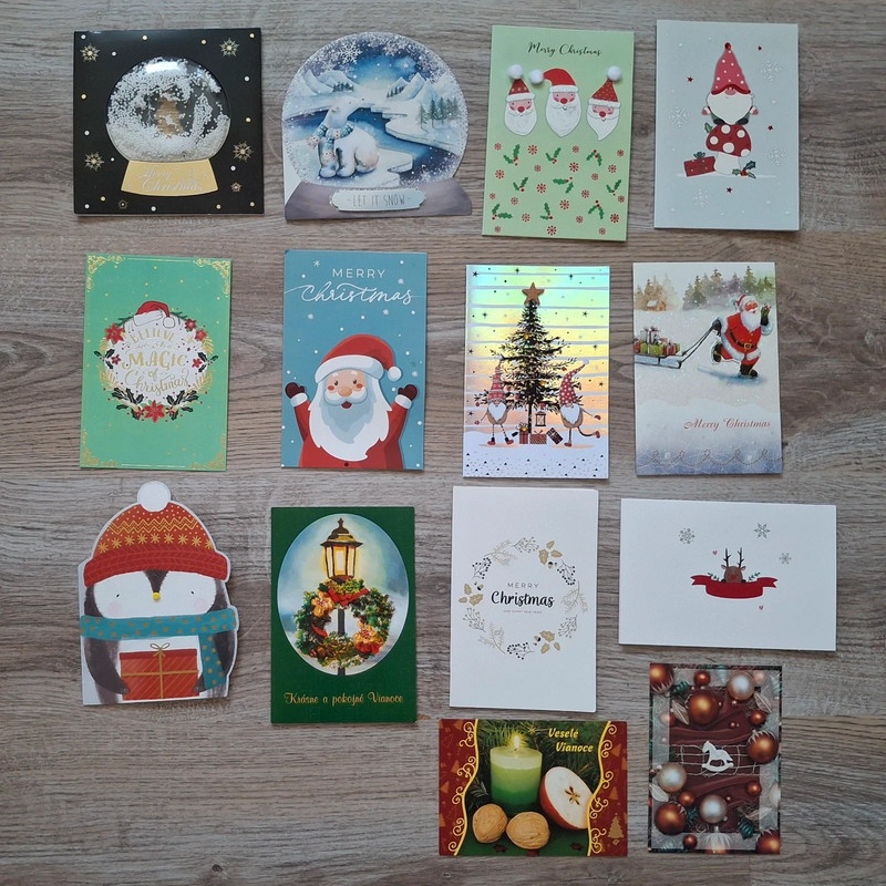 Vianoční škriatkovia,anjelikovia,háčkované ozdoby,pohľadnice - 4