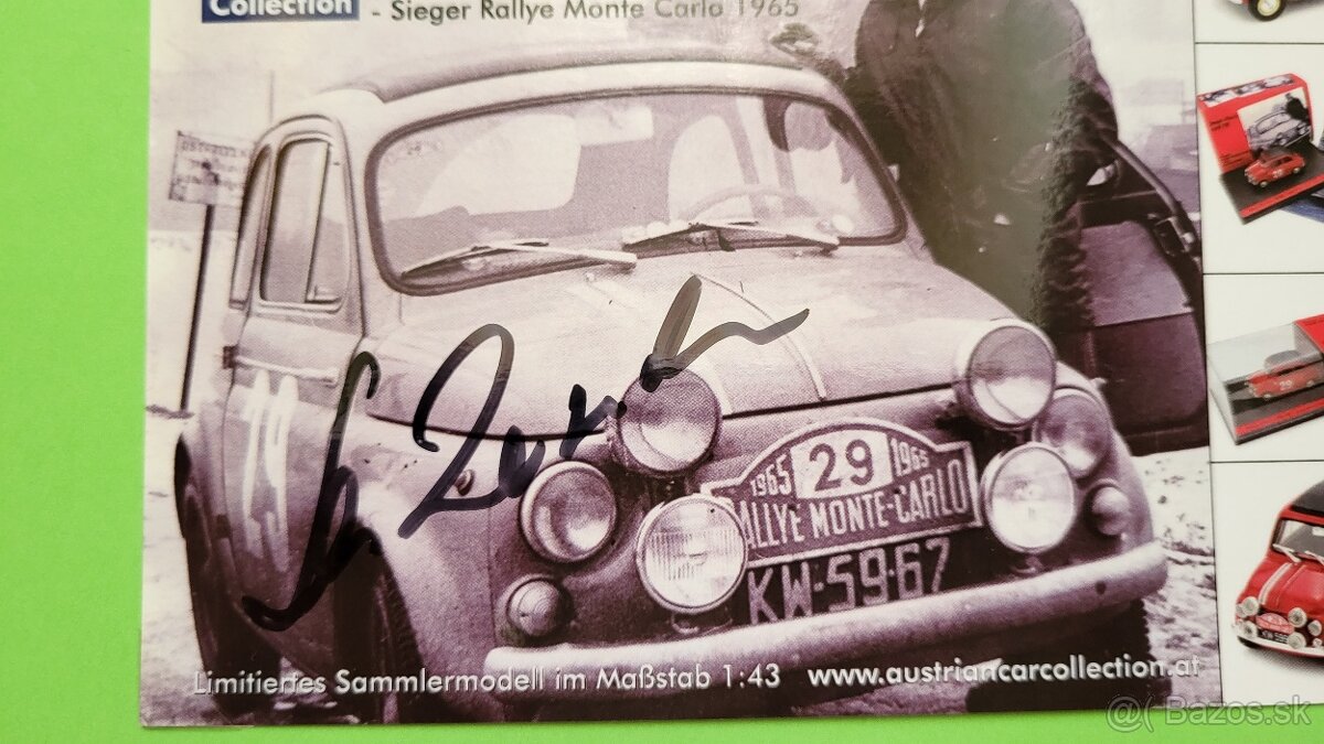 Sobieslaw Zasada rallye originální autogram - 4