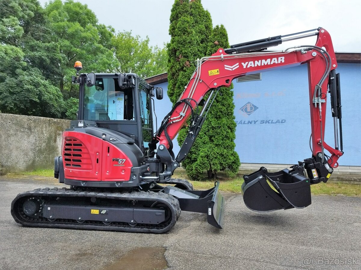 bager Yanmar ViO57-6 rypadlo (5,6ton) + Powertilt hlavica - 4