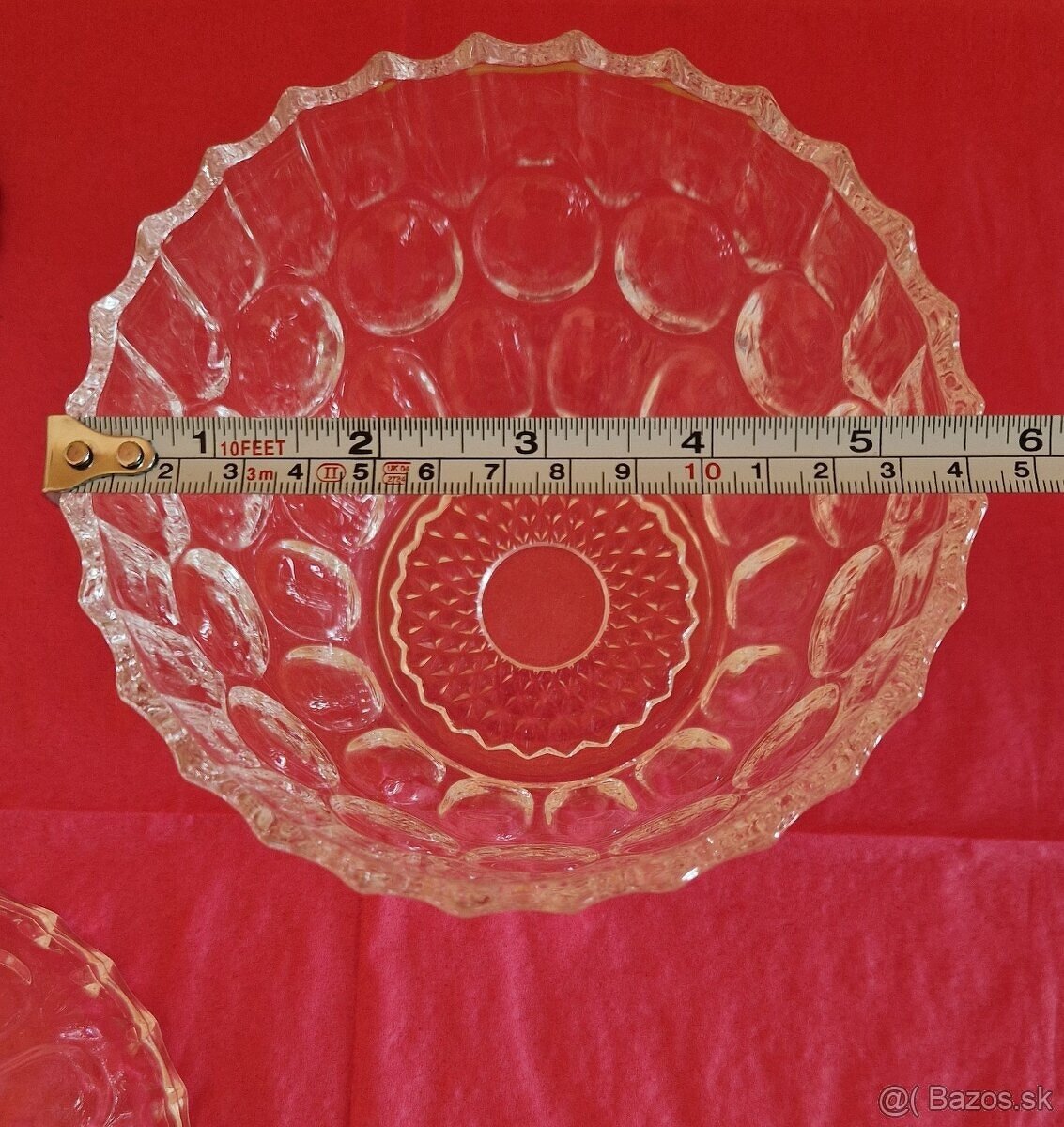 Sklenená dóza s vrchnákom / bonboniéra (V=18 cm) - 4