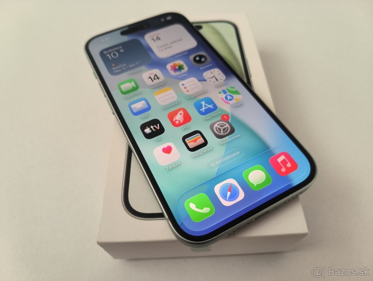 apple iphone 15 128gb Green / Batéria 87% - 4