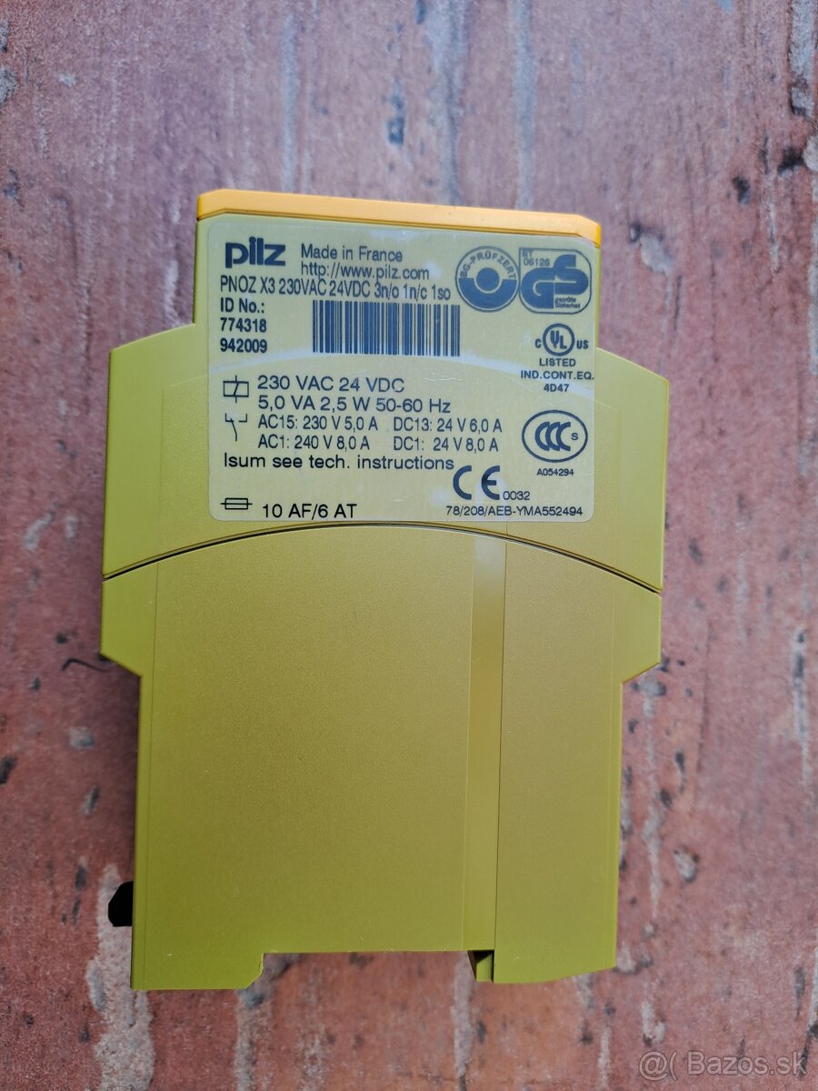Predám bezpečnostné relé PILZ - 4