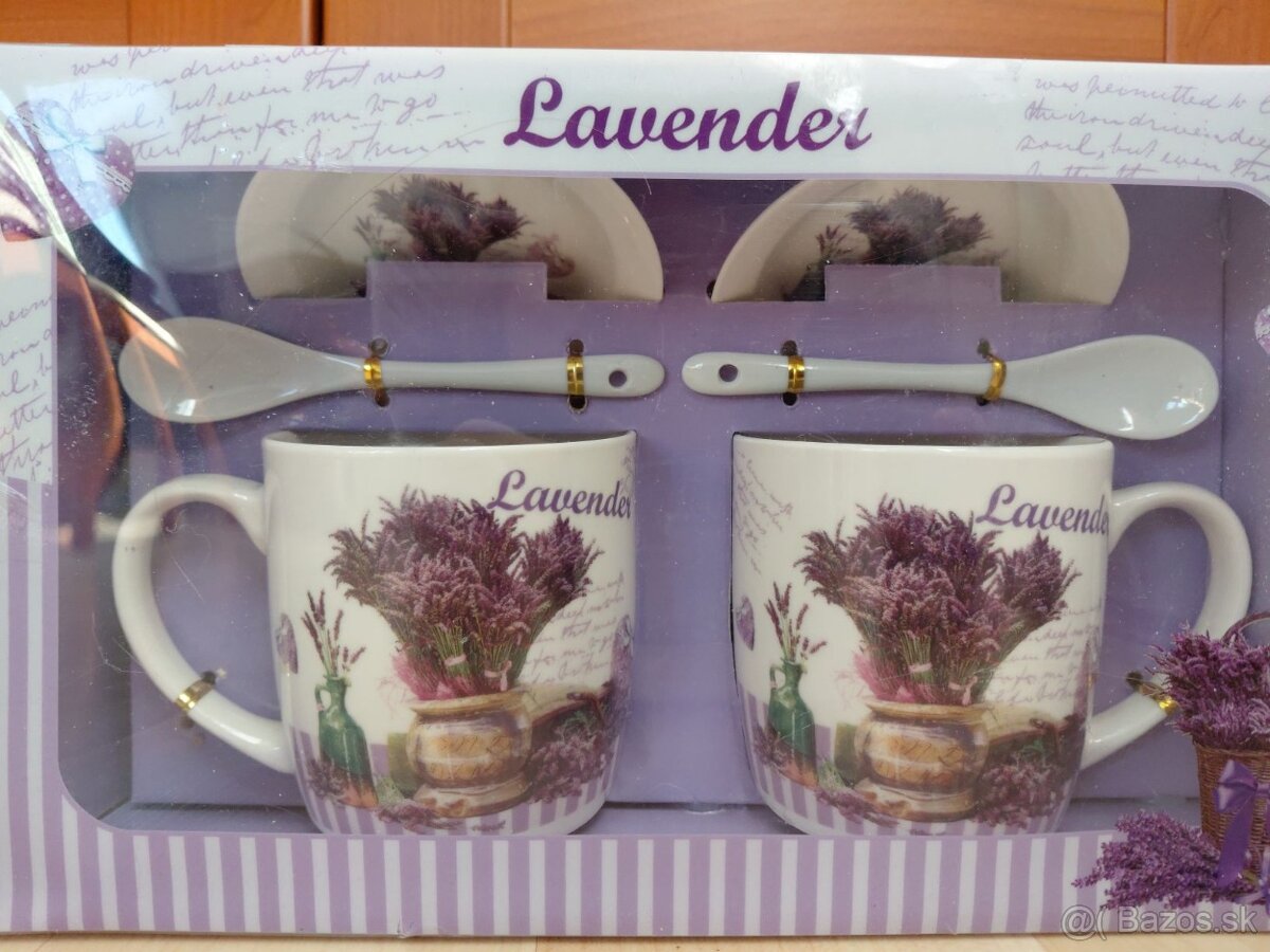 Sada šálok levanduľa - 4