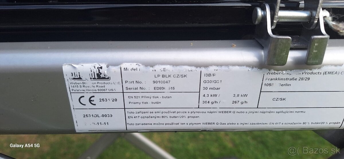 Gril weber traveler - 4