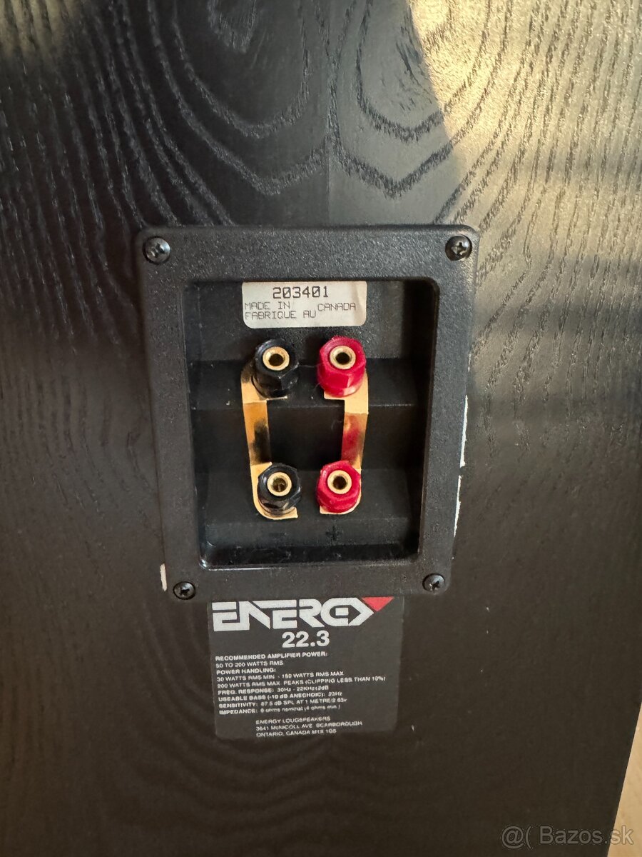 Predam kanadske reprosustavy Energy 22.3 - 4