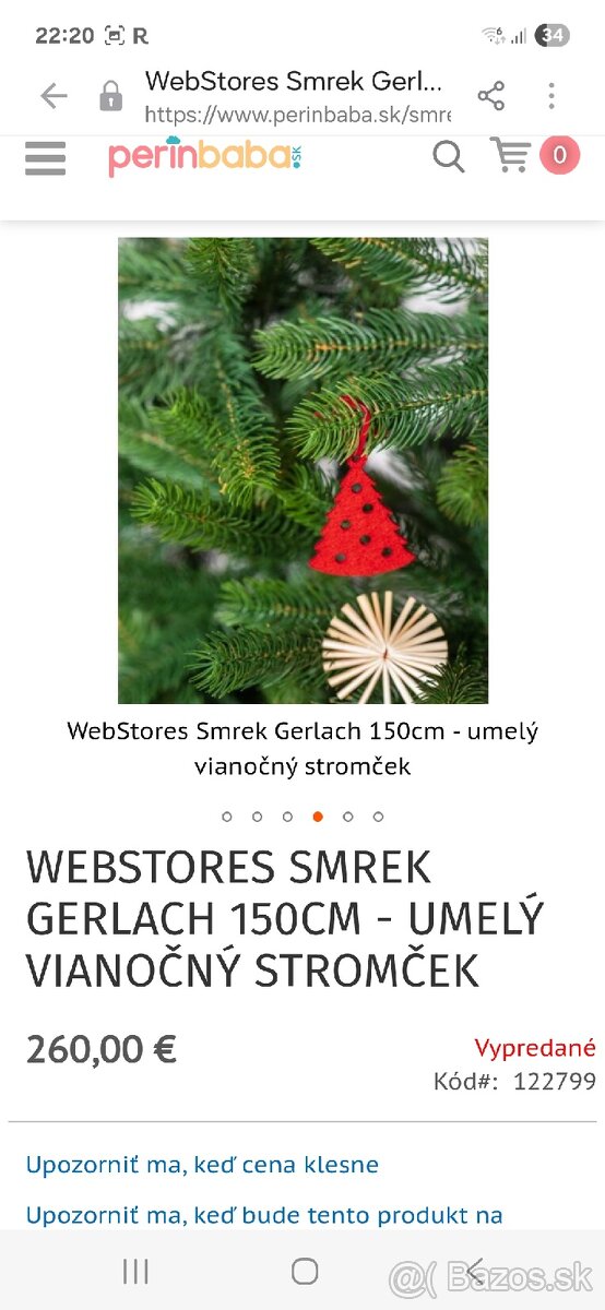 Vianočný stromček full 3D cca 150cm - 4