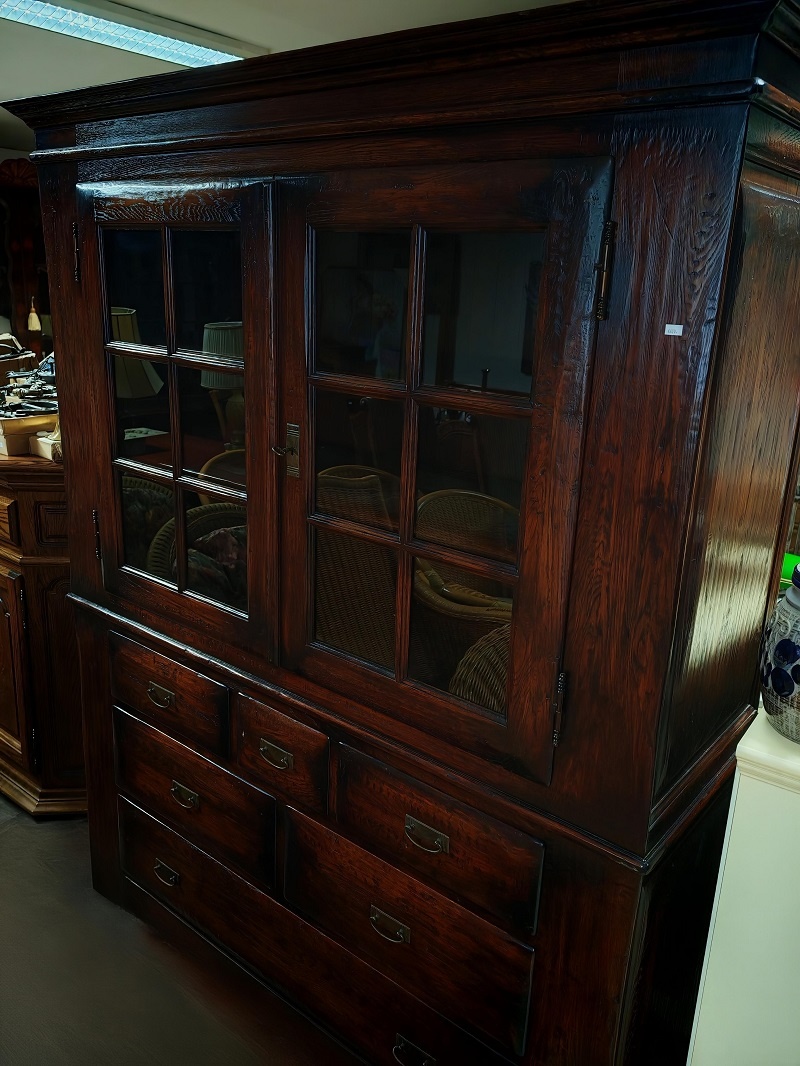 Komoda a vitrína celodubový masív - 4